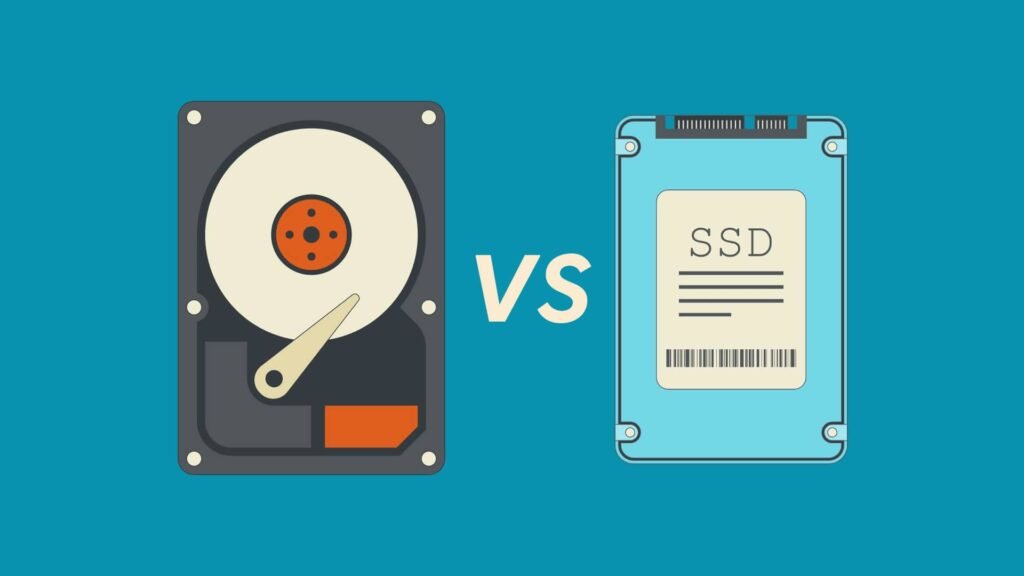 The difference between Solid-state drive and Hard disk